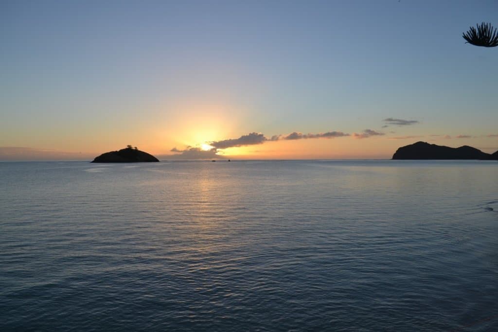 Lord Howe Islands and a sunset 