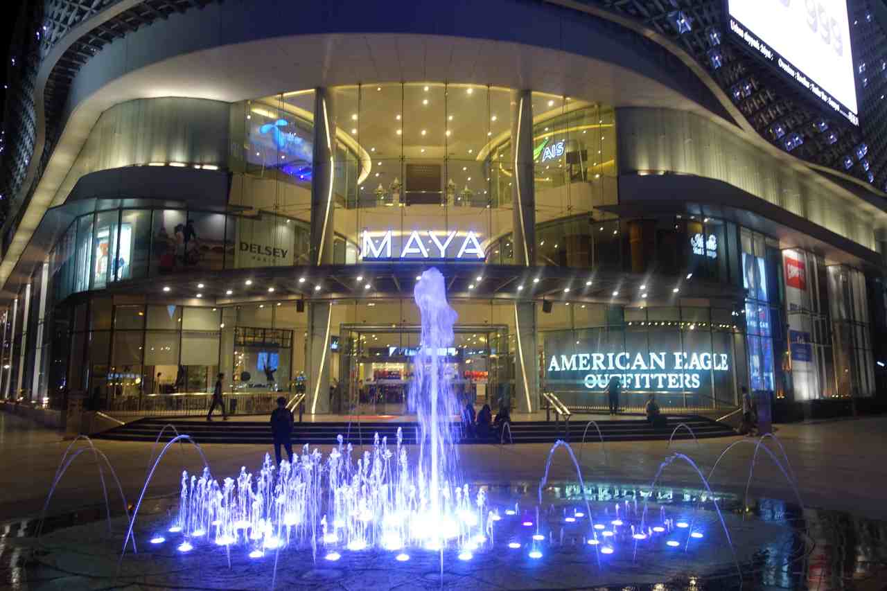 Exterior of Maya mall