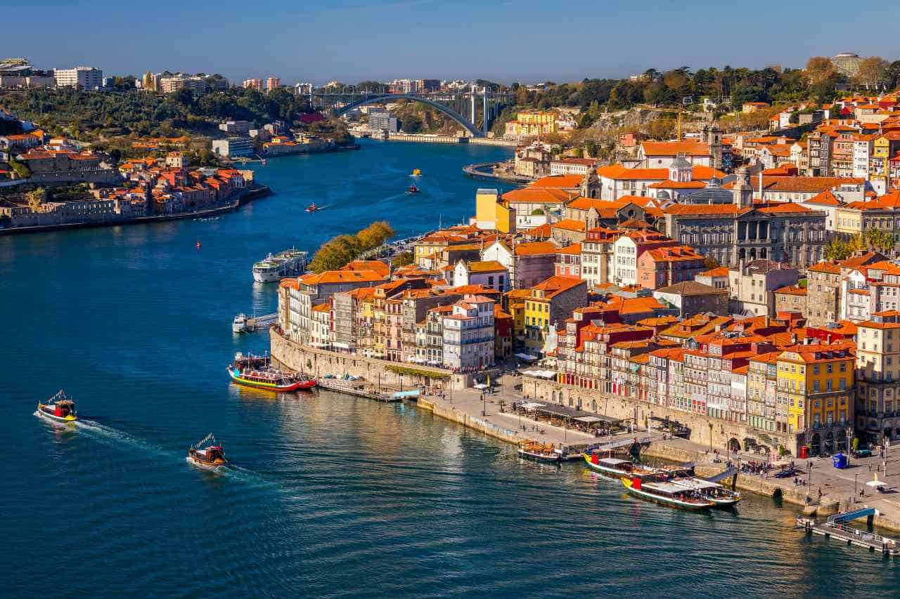 porto portugal coastline on the water