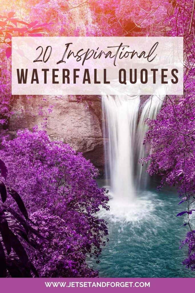 20 Inspirational waterfall-quotes