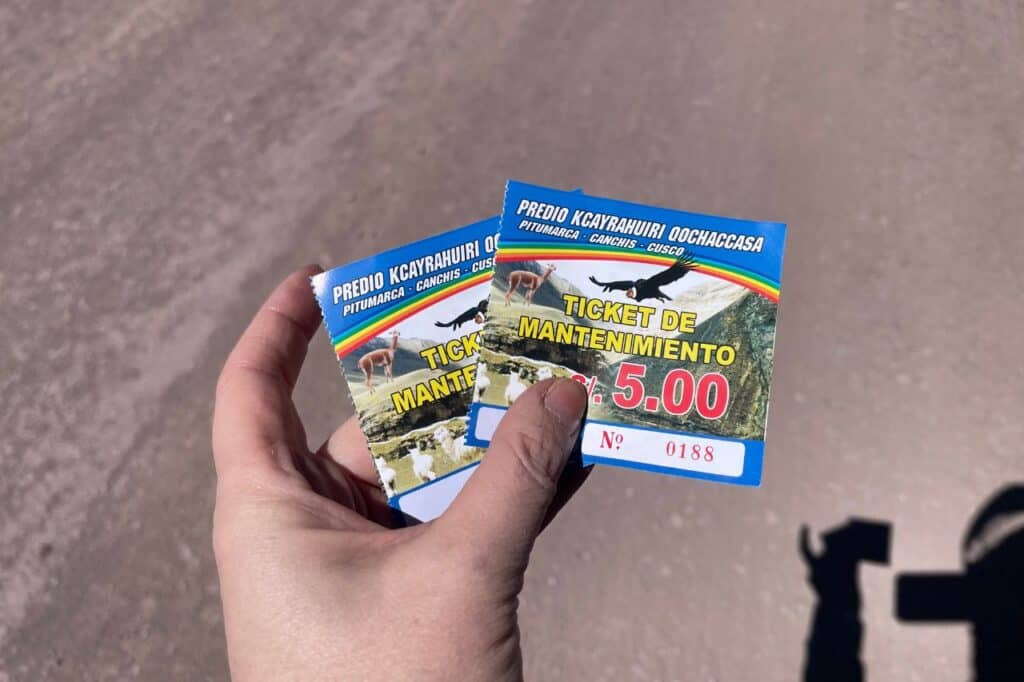 two rainbow mountain tickets