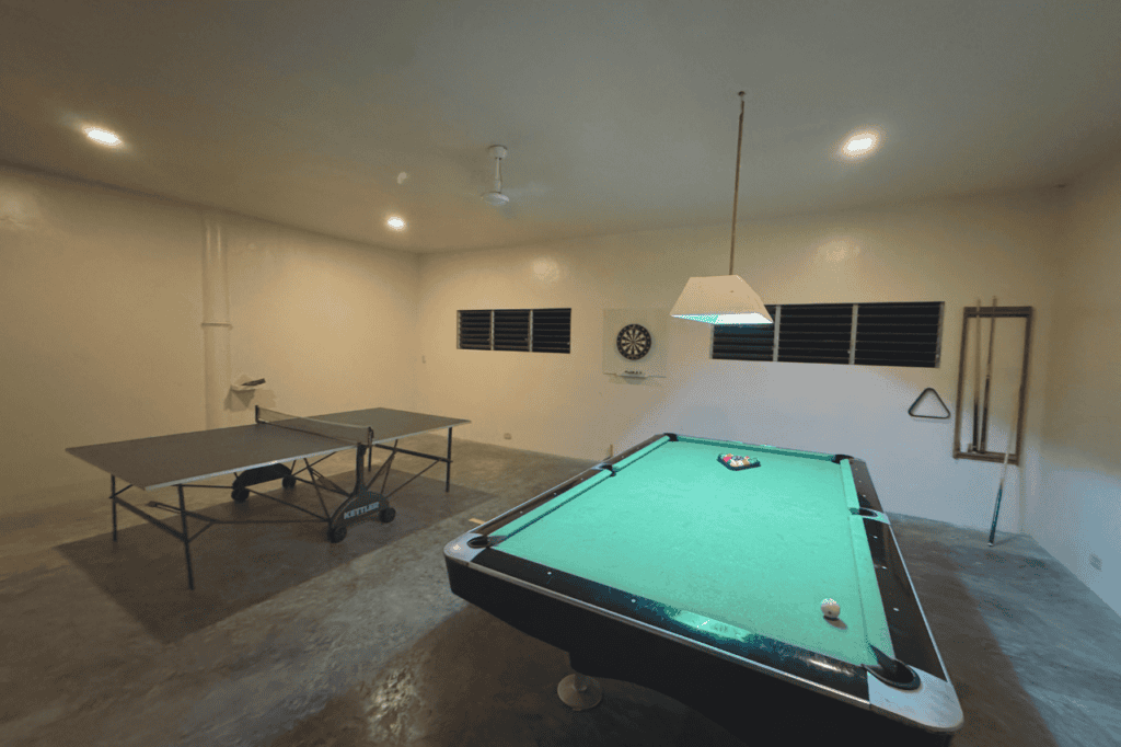 Game Room at Turtle Bay Dive Resort - one of the best hotels in Moalboal