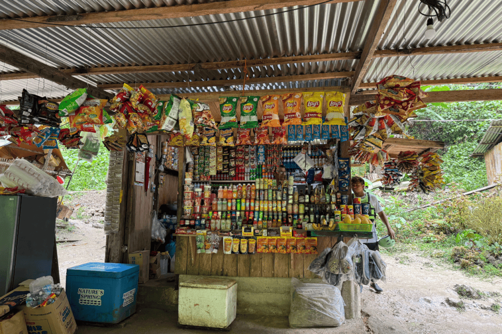 Snack hut located ab hour from the finish of canyoneering