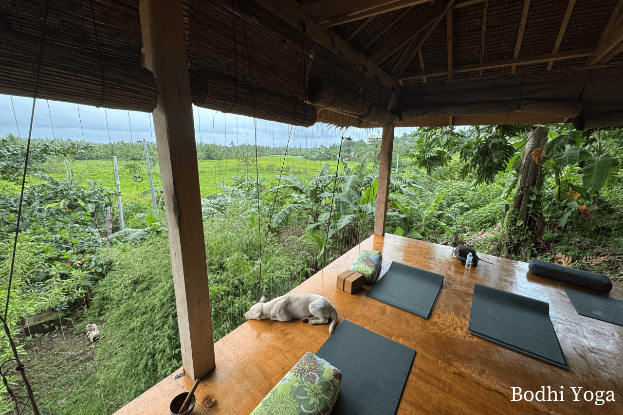 Outdoor Yoga studio in Siargao