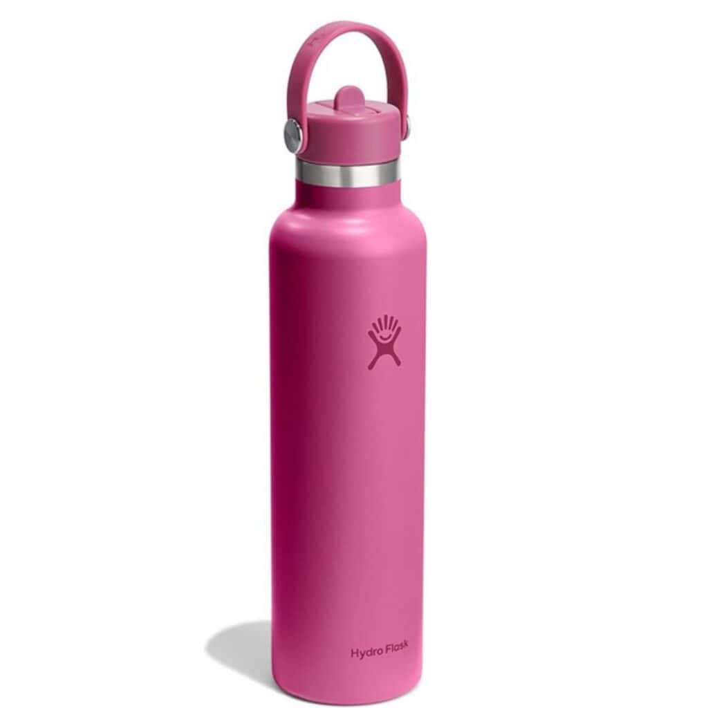 Insulated stainless steel Hydro Flask water bottle with leak-proof lid